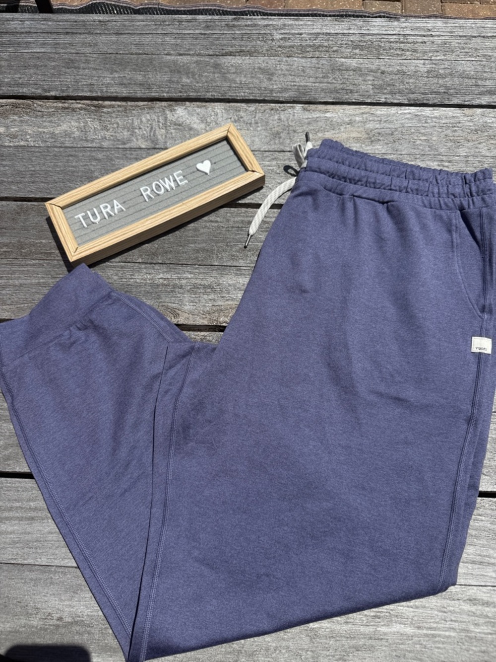 Vuori Performance Jogger Cosmic Heather size XL NWOT Women's purple tall long